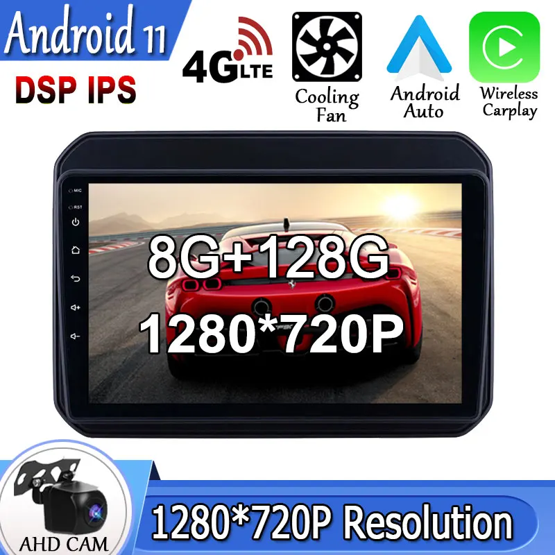 9 &quotAndroid 11 для Suzuki Ignis 2016-2020 автомобильный радиоплеер навигация мультимедиа GPS без