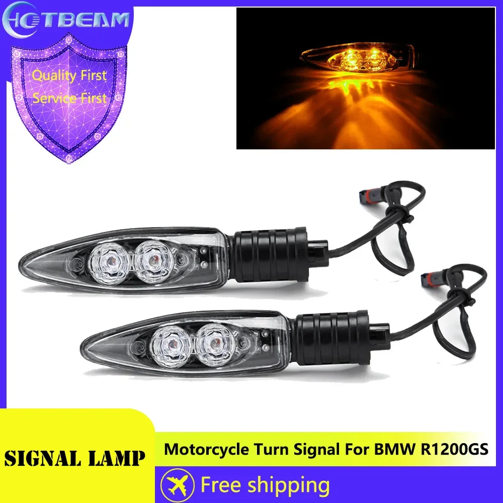 

Motorcycle Turn Signal For BMW R1200GS G310R G310GS F800GS F700GS Motorcycle Front Rear LED Turn Signal Light Indicator Lamp