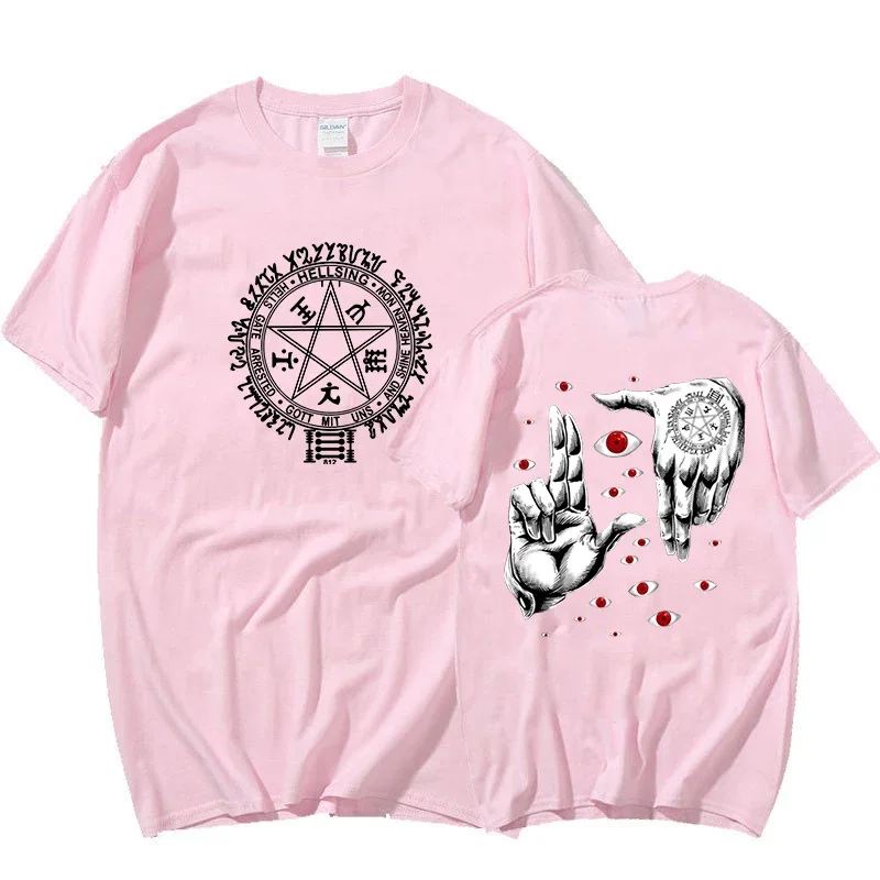 Anime T-Shirt Herren Hellsing Ultimate - Baumwolle Streetwear Unisex