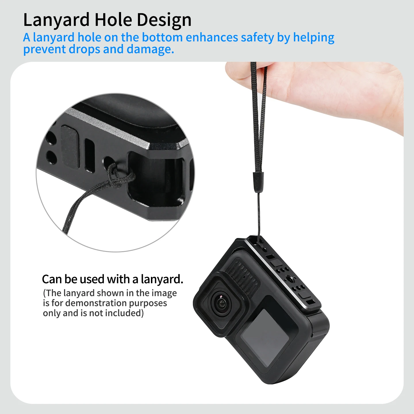 Magnetische L-Typ-Schnellwechselplatte, vertikale L-Platte für Gopro Hero 8, 9, 10, 11, 12, 13, Action-Kamera-Stativ-Zubehör – Detail 4