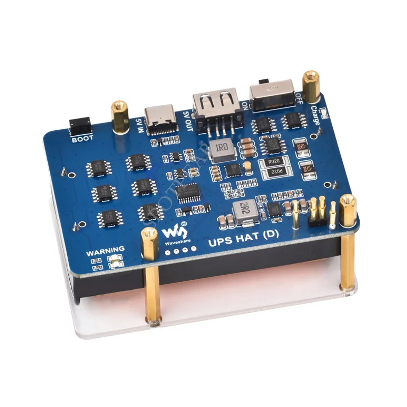 Raspberry pi Uninterruptible Power Supply 5v Ups Hat Suporta 21700 li Battery Não Incluído - Imagem 2