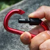 5PCS Aluminum Carabiner Hook Quickdraws D-Ring Key Chain Clip Camping Keyring Snap Hook Outdoor Travel Kit Outdoor Accessries 4