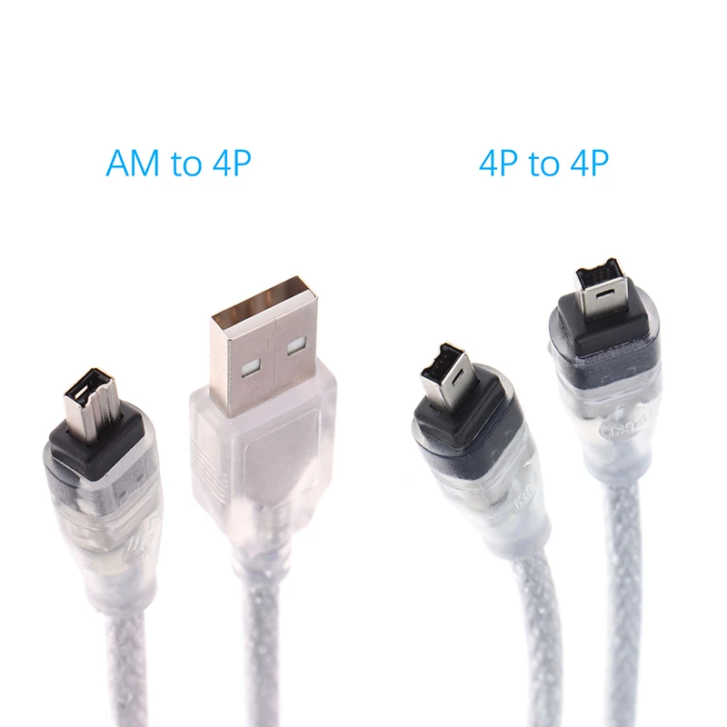 1394 파이어 와이어 USB to 4p USB to 1394 데이터 케이블, IEEE 1394 연결 케이블, 카메라 DV 획득 카드 프린터 스캐너 캠코더
