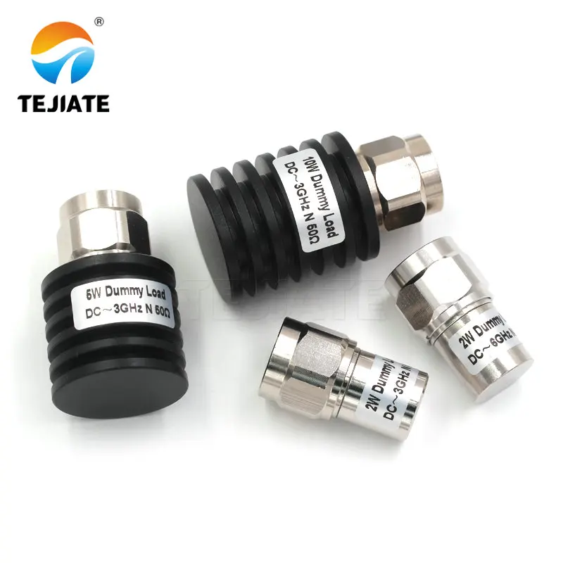 tipo Carga de Compressão Coaxial com Adaptador Terminal Dc3g 6g 50 Ohms 2w 5w 10w Conector rf 1pc n