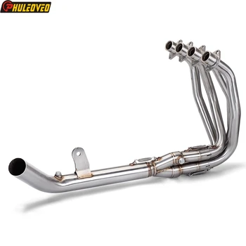 For Kawasaki Ninja ZX-4R ZX-4RR ZX-4R SE 2023 Motorcycle Exhaust System Collector Header Front Pipe for Original Exhaust Muffler