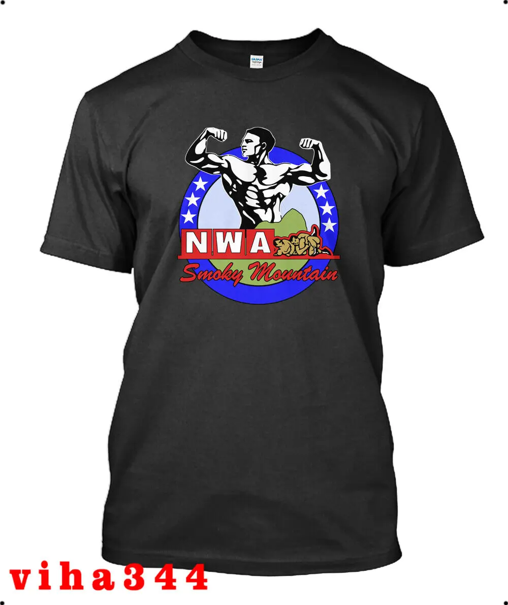 Best New Rare 2023 Smoky Mountain Wrestling Classic Premium T Shirt S 2Xl Maniche Lunghe O Corte