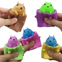 Large Simulation Bun Squishy Toy, Slow Rebound Stress Relief Toy, Funny Prank Toy For Wholesale - Image 4