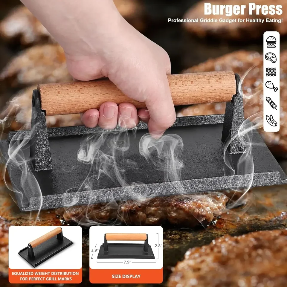 Panini Press Kit For Blackstone, 10PCS Camp Chef Flat Top Grill