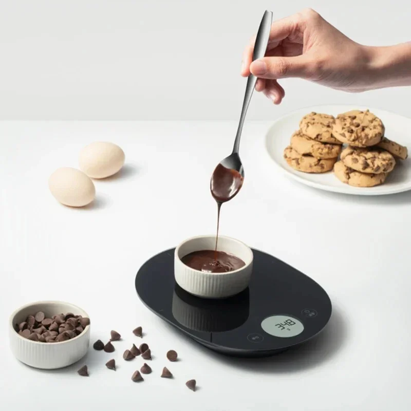 XiaomiMijia Electronic Kitchen Scale Kitchen Tool 0.1g Scale Division High Precise Weighing Cooking Tools 3kg Food Digital smart food scale