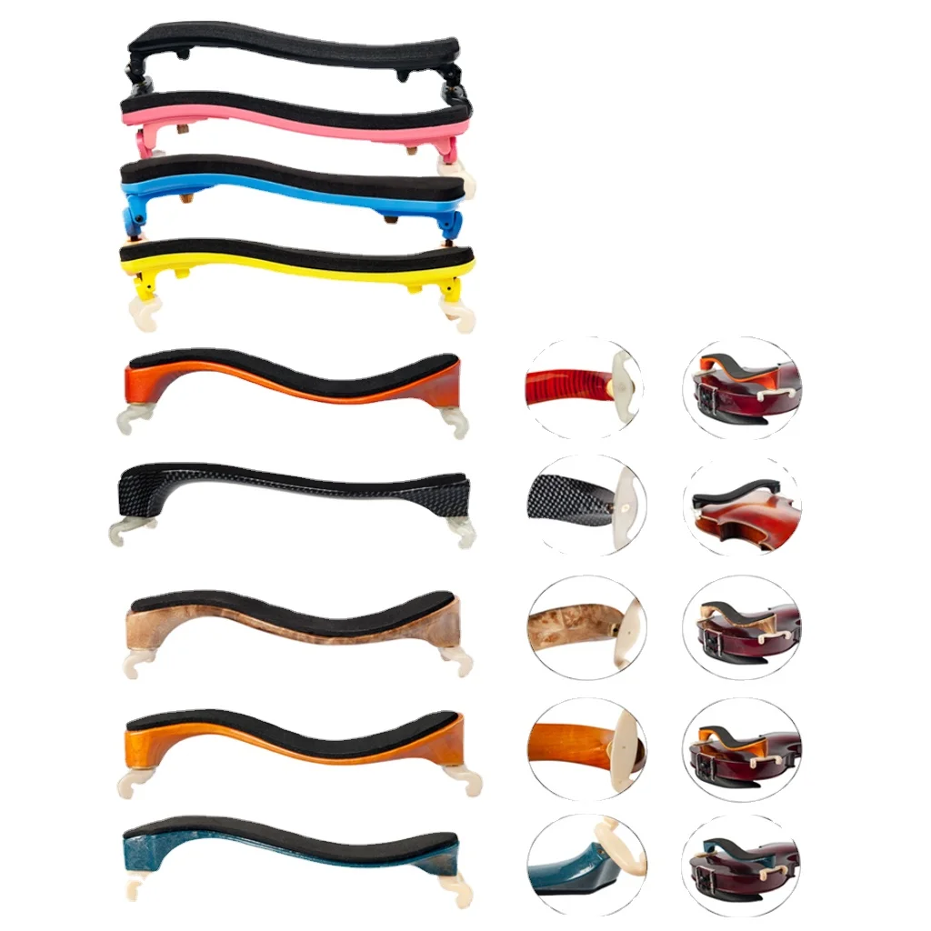 

Регулируемый плечевой упор для скрипки 4/4 3/4, упор для скрипки 1/2, 1/4 и 1/8 размеров, АБС-нейлон, дерево, углеродное волокно, Германия