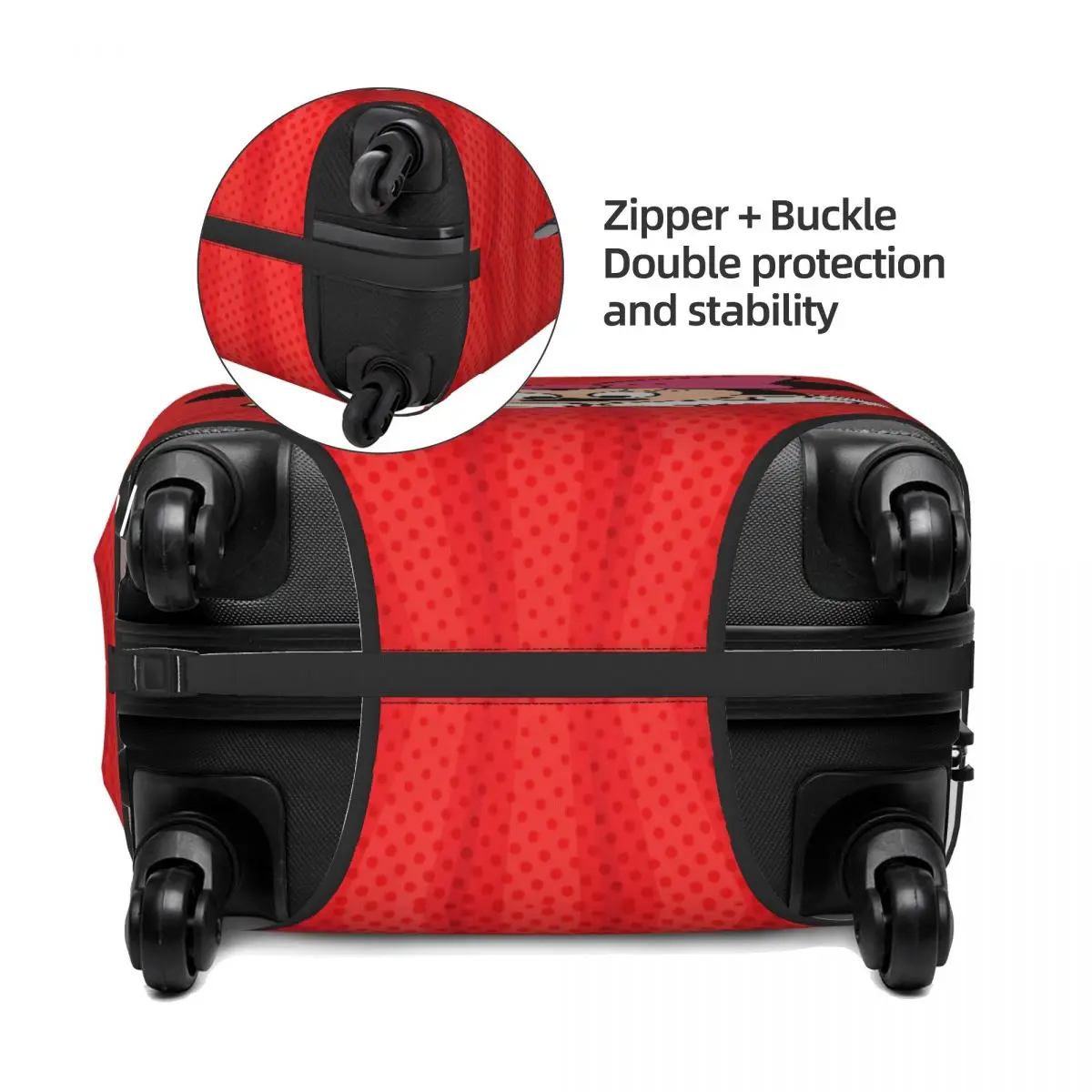 Copertura per valigia personalizzata topolino protezione antipolvere per bagagli per 18-32 pollici