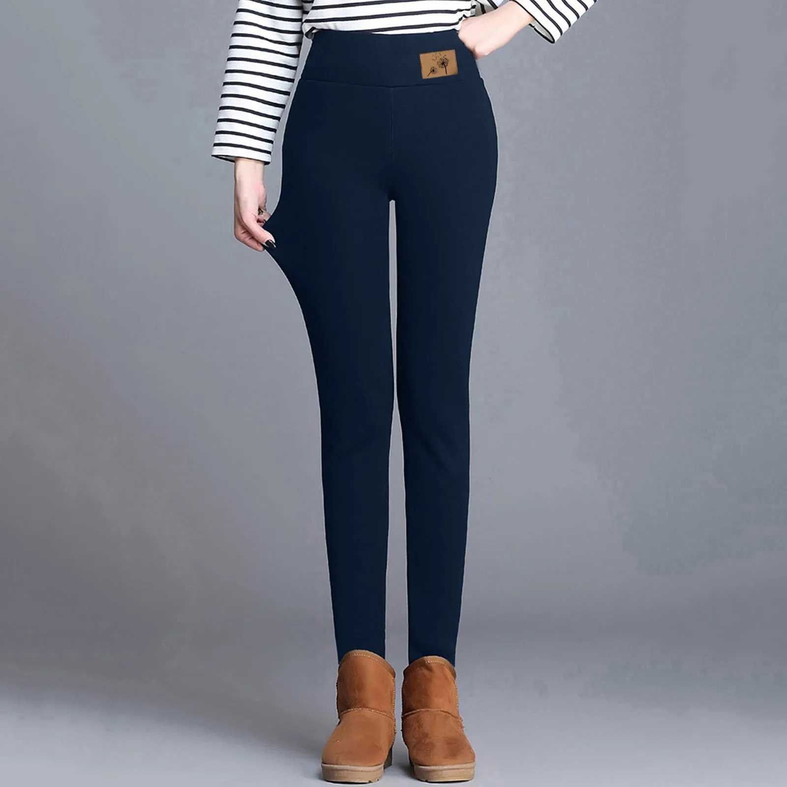 Women Fluffy Pants Winter Fleece Thicken Solid Color High Waist Trousers Thermal Slim Stretchy Thick Warm Skinny Tight Leggings new summer women denim pants buckle design high stretchy jeans middle waist girls tight skinny pencil trousers