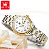 OLEVS Luxury Quartz Watch for Women Elegant Stainless Steel Watch Luminous Waterproof Week Date Wristwatch Ladies Dress Watch 3