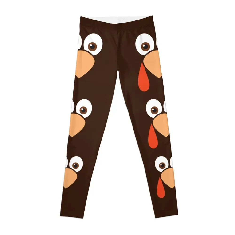 

Cartoon Turkey Face Leggings exercise clothing for Legging sport harem pants Womens Leggings