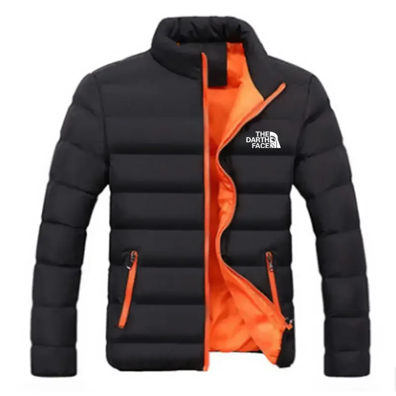 New Men's Fall Winter Coat Fashion cotton-padded jacket men's down jacket Warm clothing Casual parka plus size M-5XL