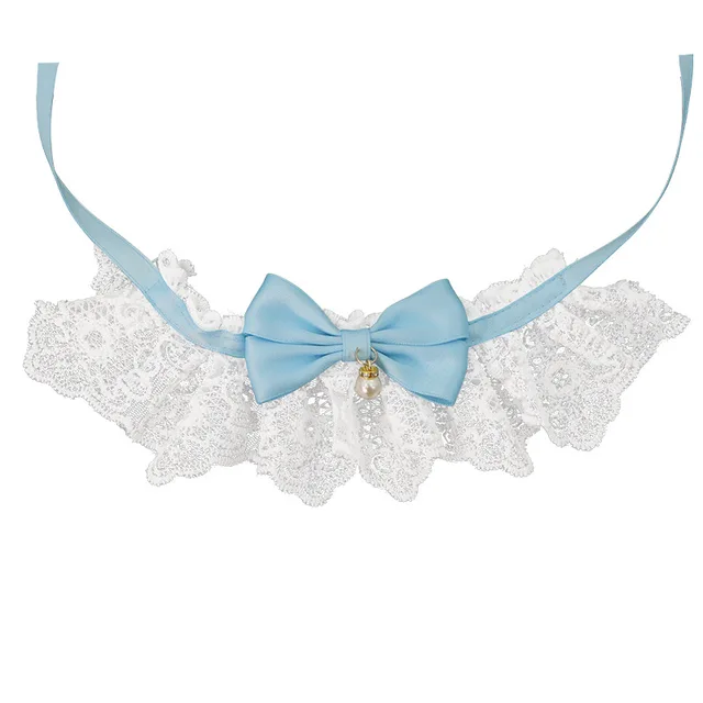 New Christmas Pet Outfit Lace Cute Bow Cat Collar Headband for Small Dogs - Convenient  and  Practical  Home  Accessory 6