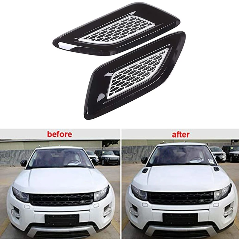 

Автомобильная вытяжка вентиляционного отверстия крыло отделка для Land Rover Discovery 5 LR5 2017 декоративный аксессуар