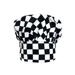 Premium White Chef Hat for Kitchen and Restaurant Professionals (Grid)