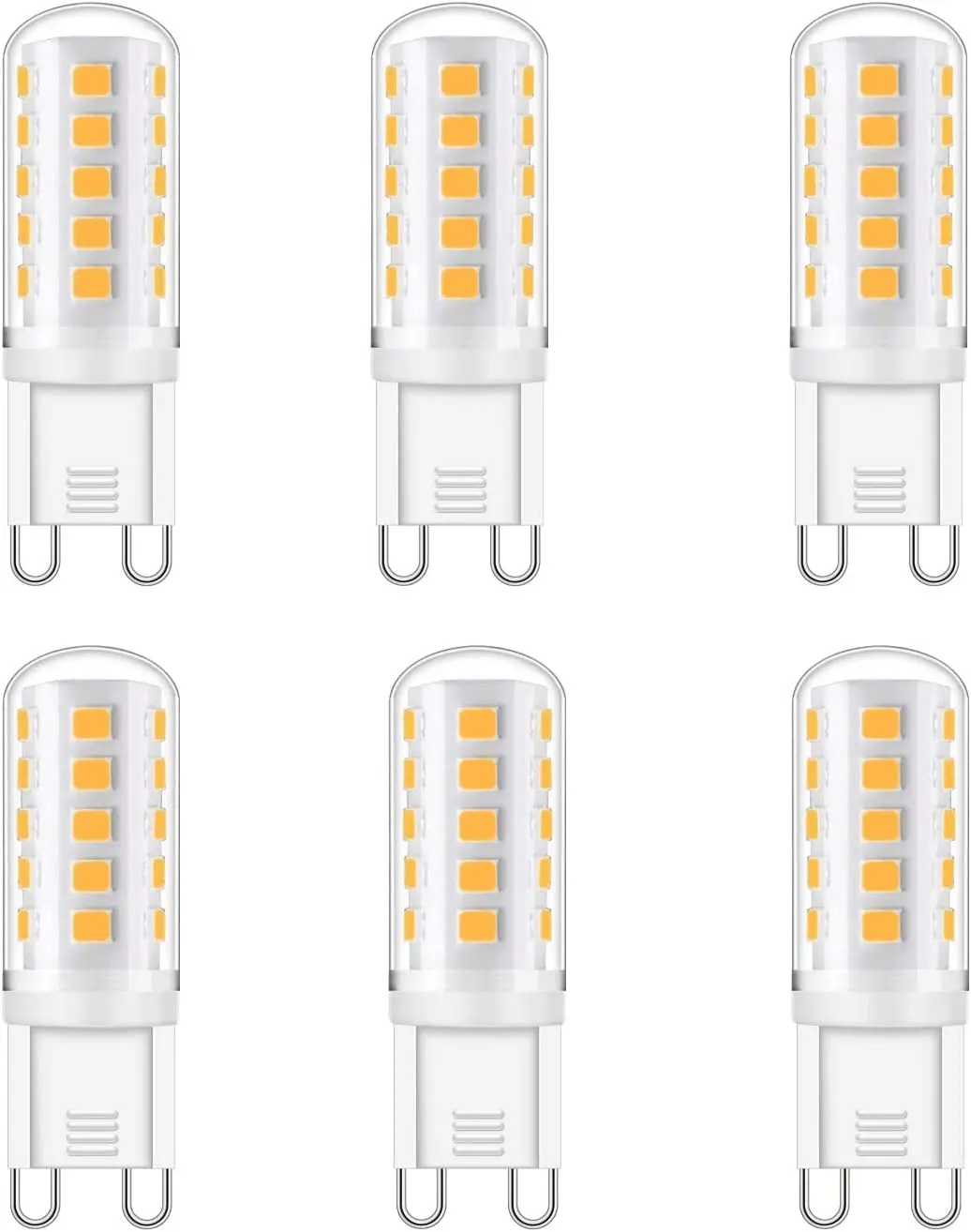 sår Tilgivende Gurgle G9 LED Bulbs 5W Equivalent to 28W 33W 40W Halogen Bulbs, G9 Led Bulb Cool  White 6000K, No Flicker, Non Dimmable, 400LM, G9 LED L - AliExpress