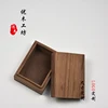 Black Walnut Wood Rectangle Tea Jewel Case, Handicraft Article Storage Box, Gift Packing, Luxury Goods 4