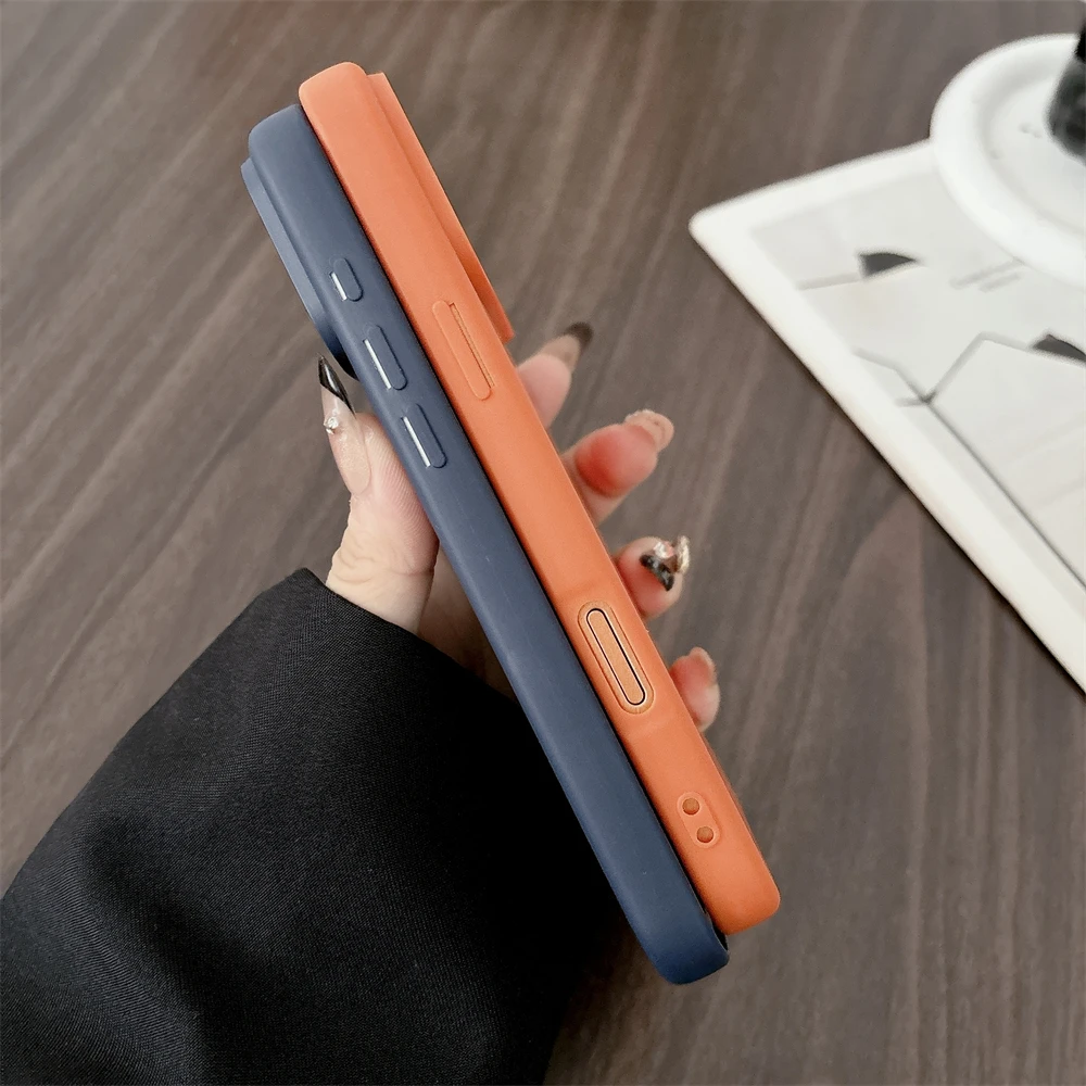 Shockproof Matte Leather Phone Case For Iphone Pro Max Luxury_voghion.com