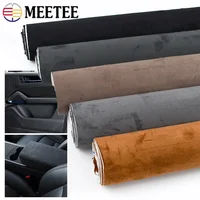 20-100cm Suede Leather Fabrics for Car Interior Modification Self-adhesive Splicing Cloth DIY Door Panel Workbench Wrap Sticker