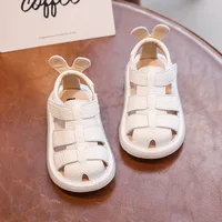 Genuine Leather Boy Sandals 2023Summer Cowhide Baby Shoe Soft Sole Walking Shoe0-3YearSandals for Girl Breathable Kids Shoe유아 샌들 1