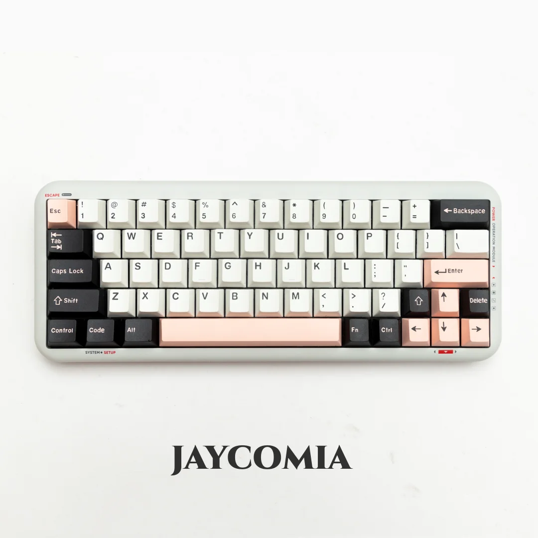Gmk Olivia-teclado Mecânico para Jogos Pbt Tiro Duplo Perfil Cereja Preto Branco Conjunto de 61 Teclas Interruptores mx 173 Teclas Alice - Imagem 5