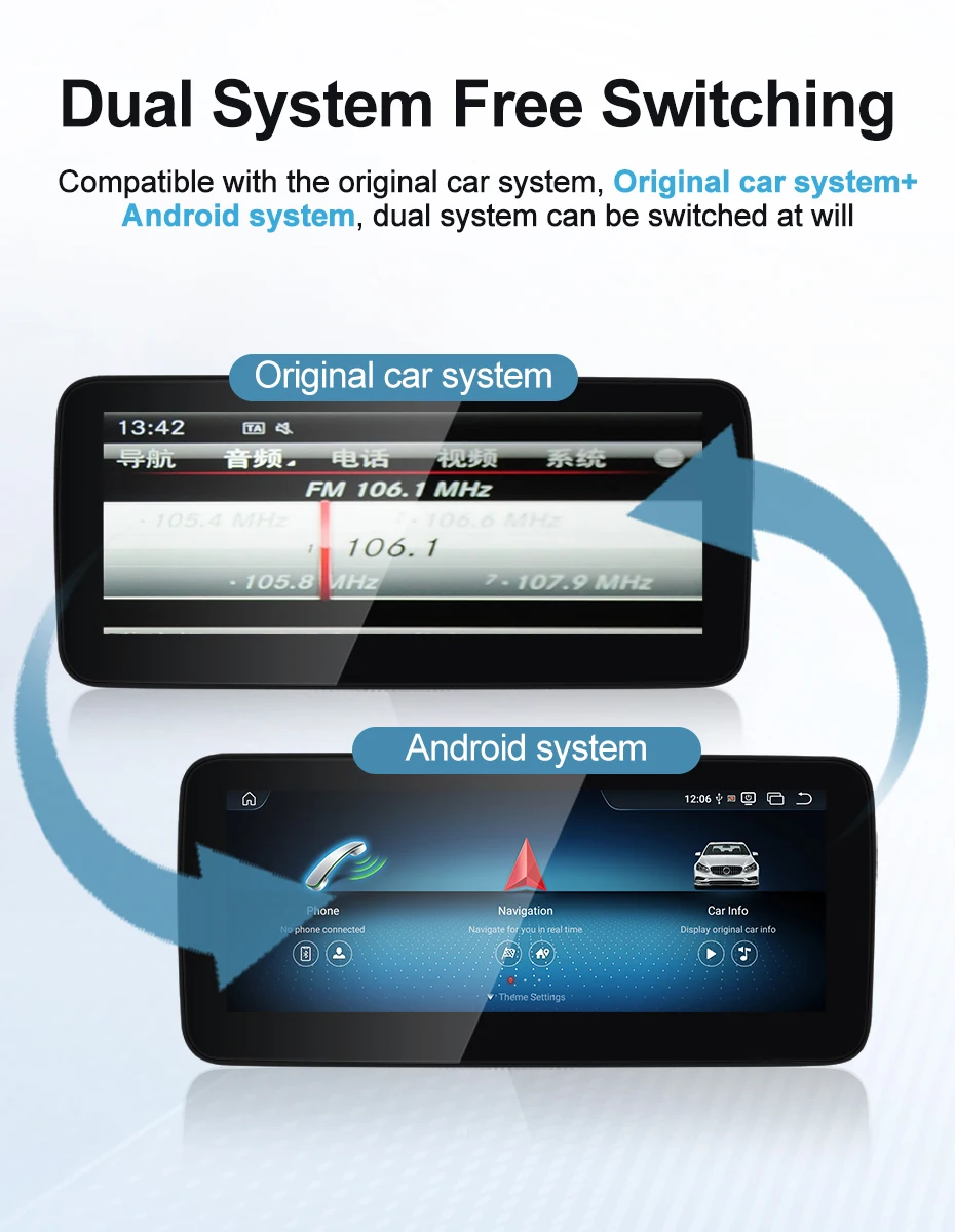 STWE New Qualcomm6225 Snapdragon680 Andorid13 Car Multiemedia Players For Merced