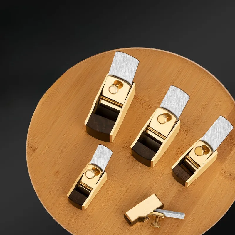

Woodworking Handicraft Making Special Mini Brass Hand Planer Carpentry Fine Trimming Small Planer Precision Ebony Wood Planer