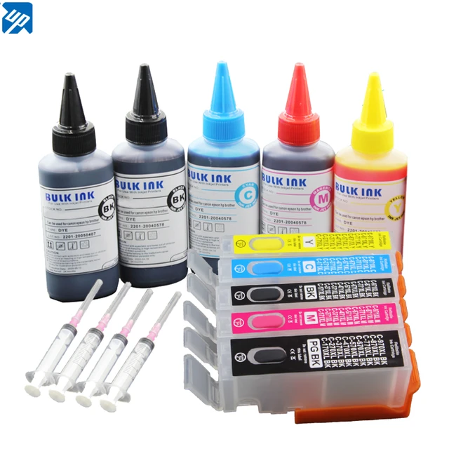 Pgi-570 Cli-571 Pgi-570xl Refillable Ink Cartridge With Arc Chip For Canon  Mg5750 Mg5751 Mg5752 Mg5753 Mg6850 Mg6851 Printer - Ink Cartridges -  AliExpress