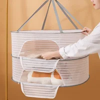 Three-layer Drying Net Anti-mosquito Drying Fish Net Strong and Durable Dry Goods Net Drying Salted Fish Drying Drying Artifact 1
