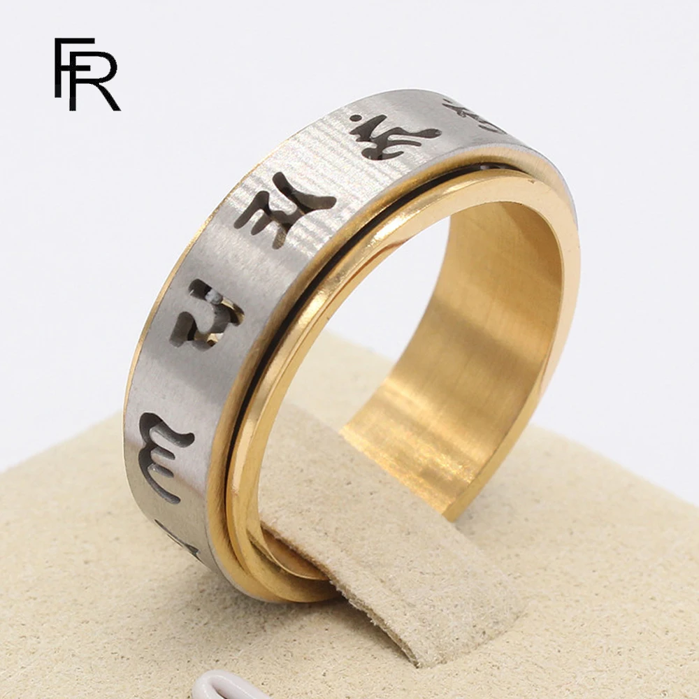 Herenarmband Handgemaakte creativiteit gebedsmolen mannen zilveren armband vrouwelijk transport mantra Chinese stijl retro creatief stuur een geschenkaccessoire (Color : Silver_18cm