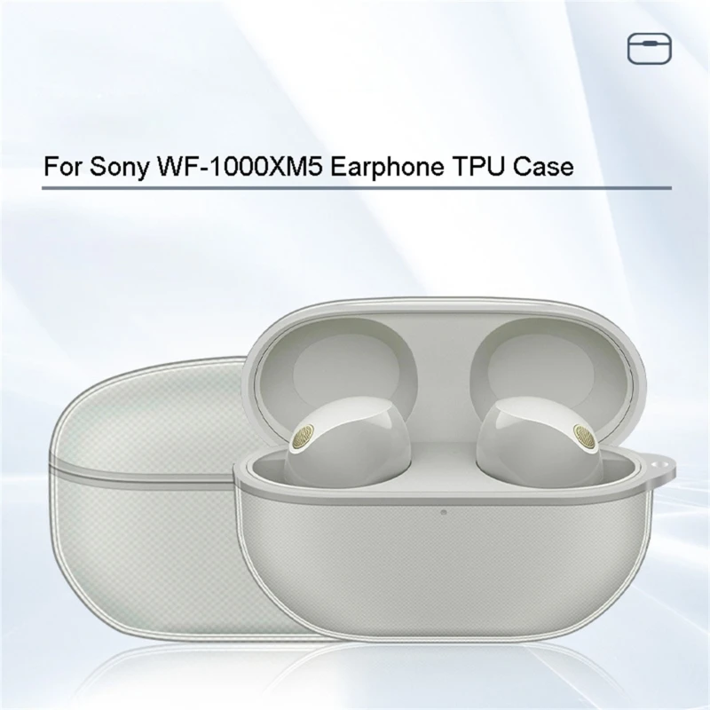 Custodia Trasparente Per Sony Wf-1000Xm5 Soft Tpu 1000 Xm5 Custodia Protettiva Antipolvere Antigraffio Per Sony 1000 Xm5