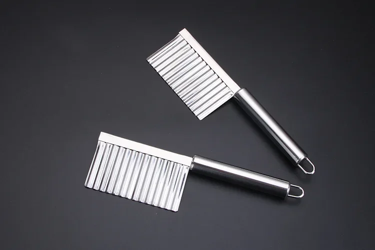 1PC Potato Wavy Edged Tool Peeler Cooking Tools kitchen knives Accessories Stainless Steel Kitchen Gadget Vegetable Tools PM 023