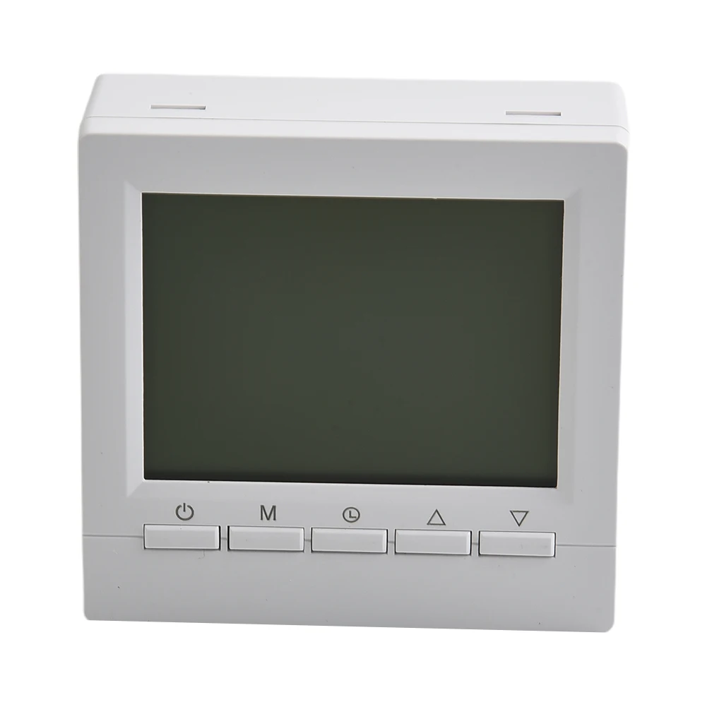 

Controller Room Thermostat Digital Gas Boiler Thermostat Household LCD Battery Type Programmable Blue Backlight