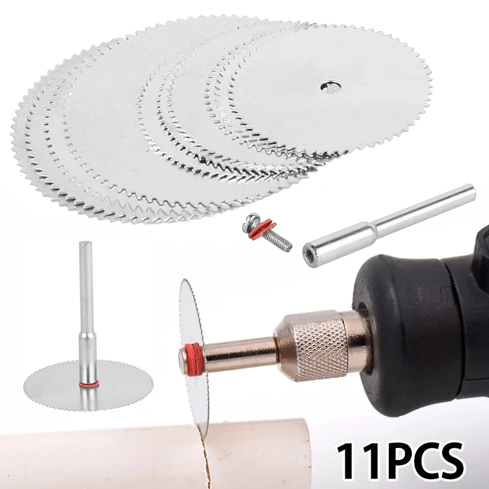 

11PCS Stainless Steel Circular Saw Blade Wheel Discs For Wood Cutting 22/25/32mm Carbide Cutting Disc Woodworking Saw Blade