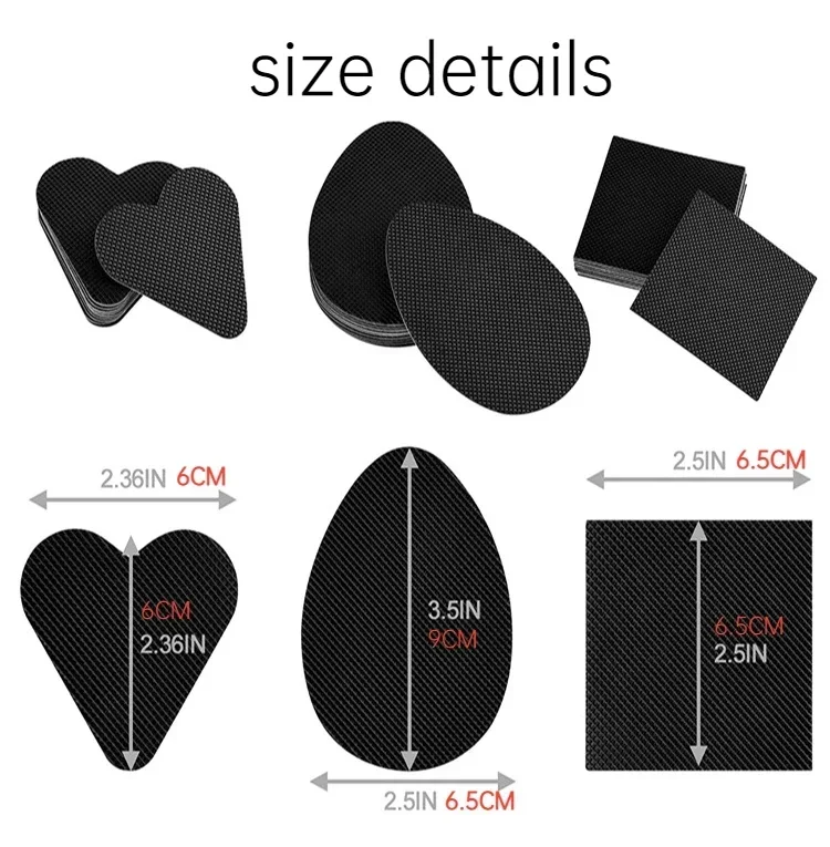 10/4/2pcs 비 접착 방지 미끄럼 방지 단독 스티커 음소거 쿠션 안창 수리 Outsole Insoles 신발 웨어러블 패드 신발 액세서리