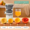Portable Electric Juicer Orange Juice Squeezer Citrus Lemon Fruit Blender Machines USB Charging Automatic Fresh Squeezing Mixer 2