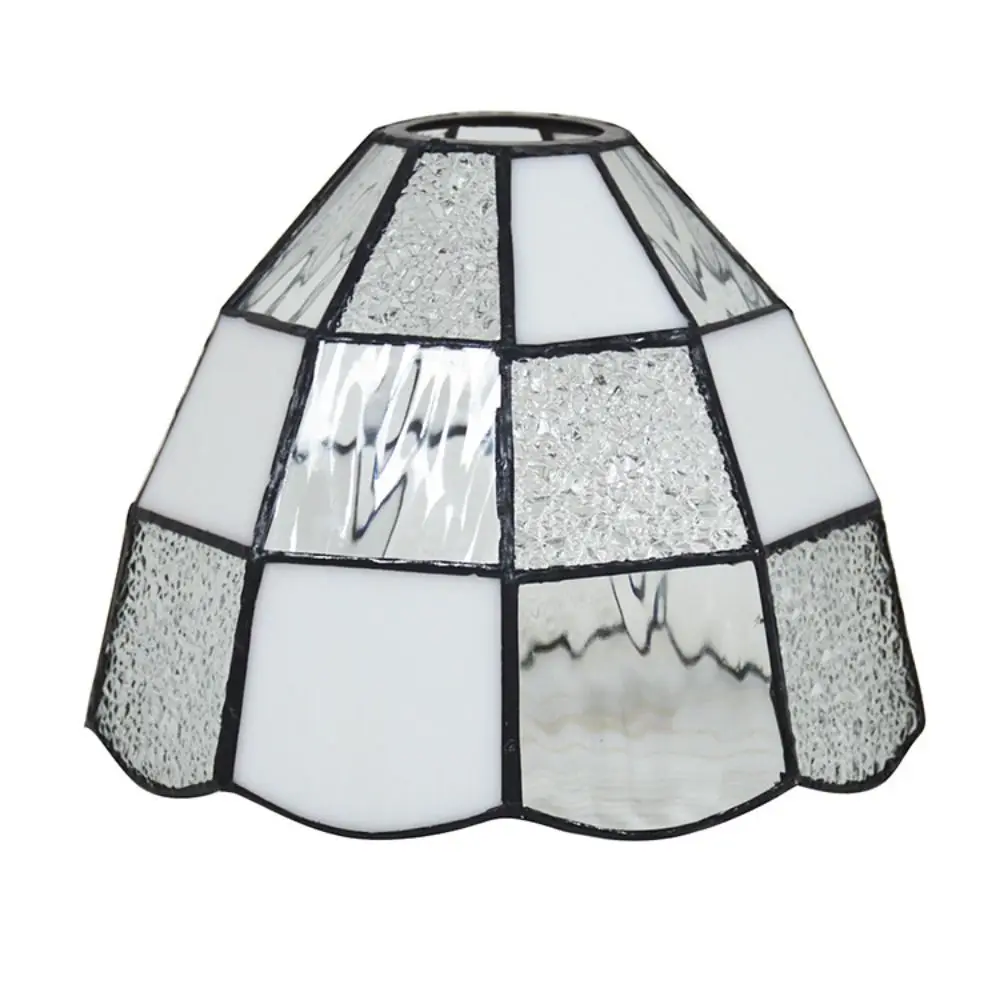 

White Glass Lampshade Accessories Nordic Style Stained Glass Lighting Fixtures Lamp Covers Indoor Lighting