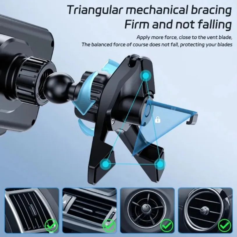 Car Dual Coil Fold Screen Fast Wireless Charger Stand For Samsung Galaxy Z Fold 7 6 5 4 S24 Ultra Xiaomi iPhone 17-12 Pro Max