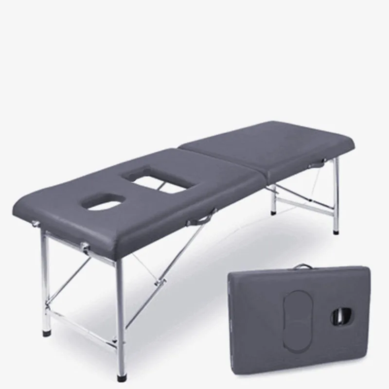 Massage Beauty Bed Table Portable Bench Full Body Lash Folding Bed Tattoo Facial Esthetician Bett Beauty Furniture LJ50MB