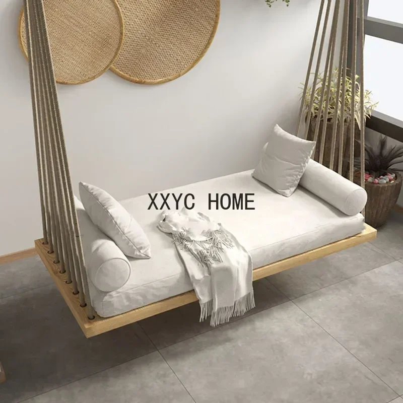 Bedroom Hanging Swing Chair Cushion Double Hammock Lounge Garden Chair Rope Minimalistic Chaise Suspendue House Furniture