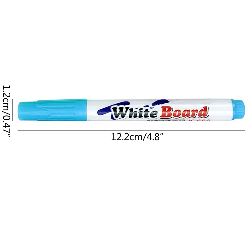 12 Colors Whiteboard Marker Pens Erasable Colorful Marker Pens Liquid Chalk Pens