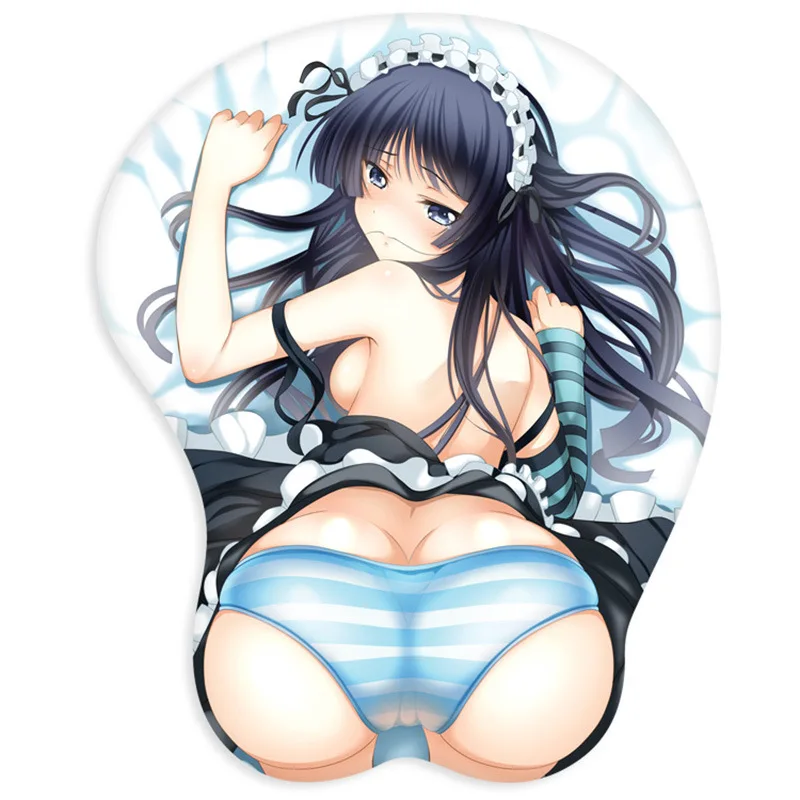 

Computer Three-Dimensional Mouse Pad Wrist Pad Anime Game Character Wrist Protector Silicone Pad Spandex Milk Silk Fabric