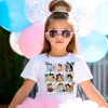 Disney Princess Castle Children's Cotton T-Shirt Princess Gift Disney Girls Trip Short Sleeve Children's Princess Castle T-Shirt 1