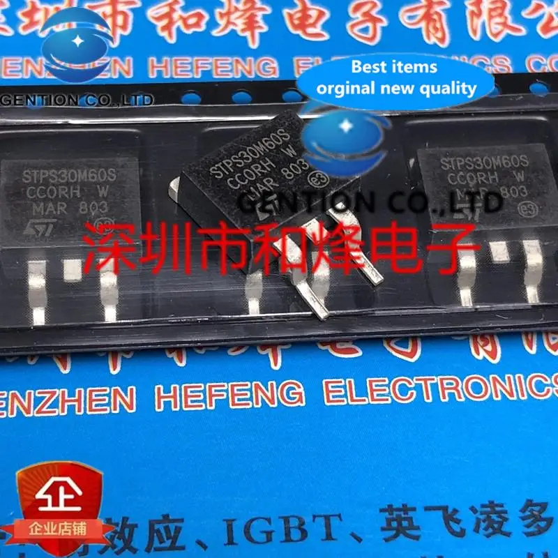 

10 шт. STPS30M60S TO-263 60V 30A в наличии 100% новый и оригинальный