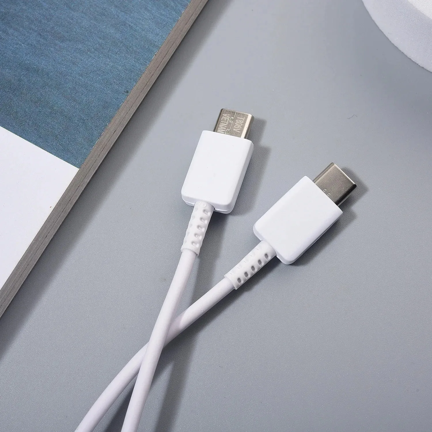 삼성 3A PD USB 케이블 25W 45W 타입 C to 타입 C 고속 충전 케이블 갤럭시 S24 S23 S22 노트 20 울트라 플러스 S21 S20 FE용