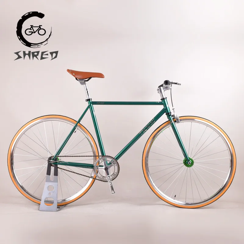 700C Tsunami Fixed Gear Bike 52 Centimetri In Acciaio Al Cromo Molibdeno Fixie Bici Completa Singola Velocità Della Bicicletta Della Pista 25 Millimet