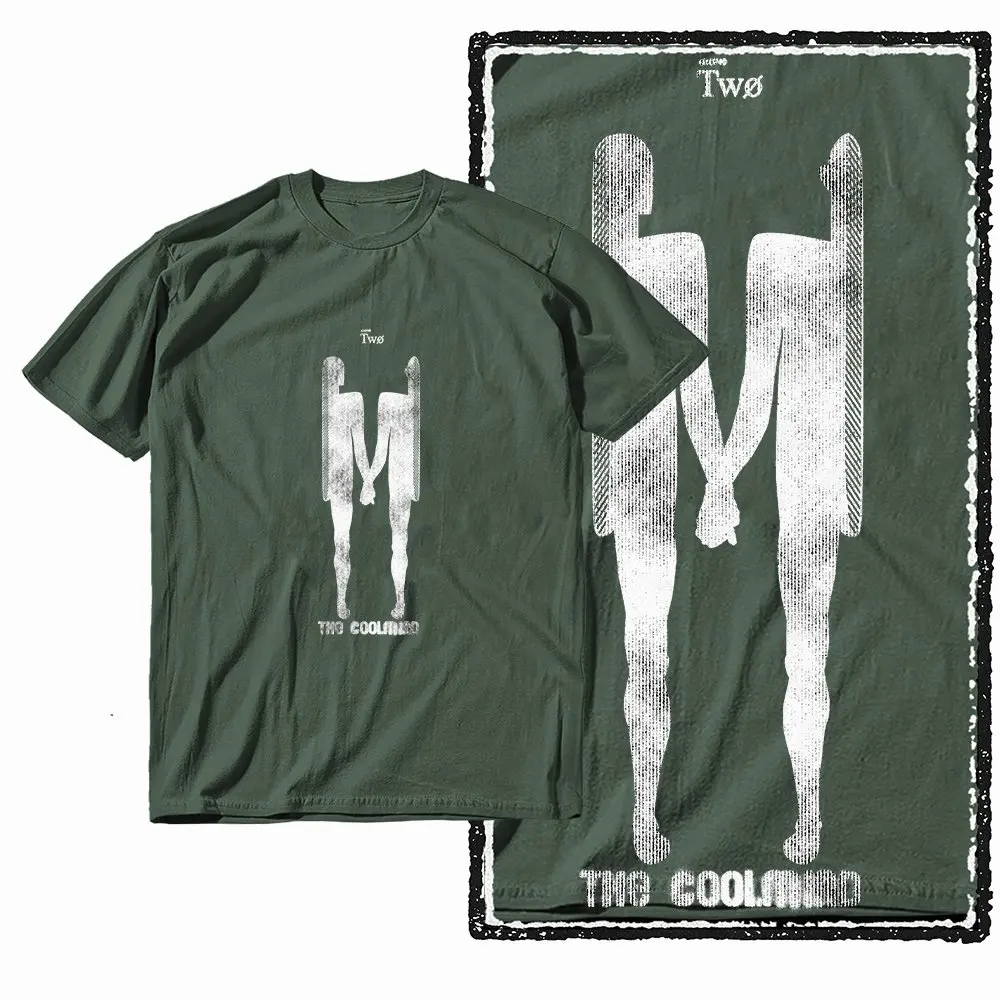 Army Green O-Neck 100% Cotton Cool Printed Men's T-Shirt | Streetwear Big Size Men's Tee